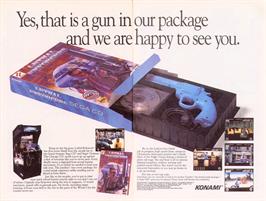 Advert for Lethal Enforcers on the Sega Nomad.