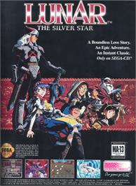 Advert for Lunar: Silver Star on the Sega CD.