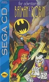 Box cover for Adventures Of Batman And Robin, The on the Sega CD.
