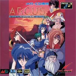 Box cover for Arcus I-II-III on the Sega CD.