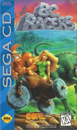 Box cover for Bc Racers on the Sega CD.