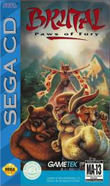Box cover for Brutal - Paws Of Fury on the Sega CD.