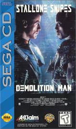 Box cover for Demolition Man on the Sega CD.