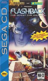 Box cover for Flashback on the Sega CD.