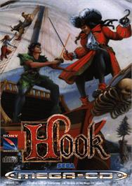 Box cover for Hook on the Sega CD.