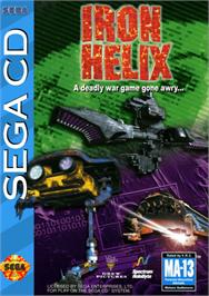 Box cover for Iron Helix on the Sega CD.