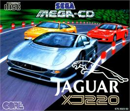 Box cover for Jaguar XJ220 on the Sega CD.