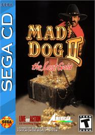 Box cover for Mad Dog II: The Lost Gold on the Sega CD.