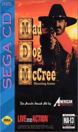Box cover for Mad Dog Mccree on the Sega CD.