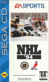 Box cover for Nhl Hockey '94 on the Sega CD.