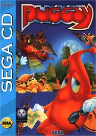 Box cover for Puggsy on the Sega CD.