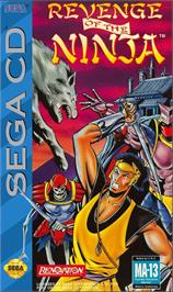 Box cover for Revenge Of The Ninja on the Sega CD.