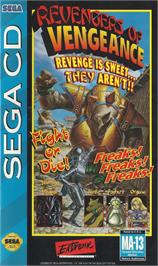 Box cover for Revengers of Vengeance on the Sega CD.
