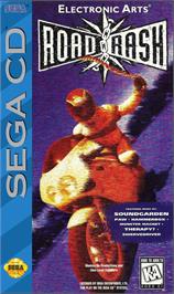 Box cover for Road Rash on the Sega CD.