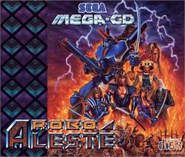 Box cover for Robo Aleste on the Sega CD.