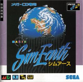 Box cover for Sim Earth: The Living Planet on the Sega CD.