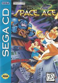 Box cover for Space Ace on the Sega CD.