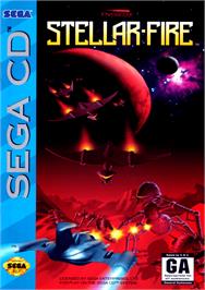Box cover for Stellar-Fire on the Sega CD.