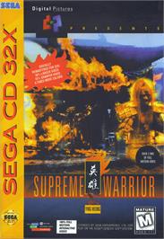 Box cover for Supreme Warrior on the Sega CD.