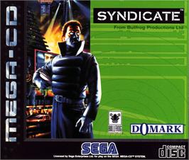 Box cover for Syndicate on the Sega CD.