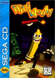 Box cover for Wild Woody on the Sega CD.