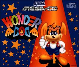 Box cover for Wonder Dog on the Sega CD.