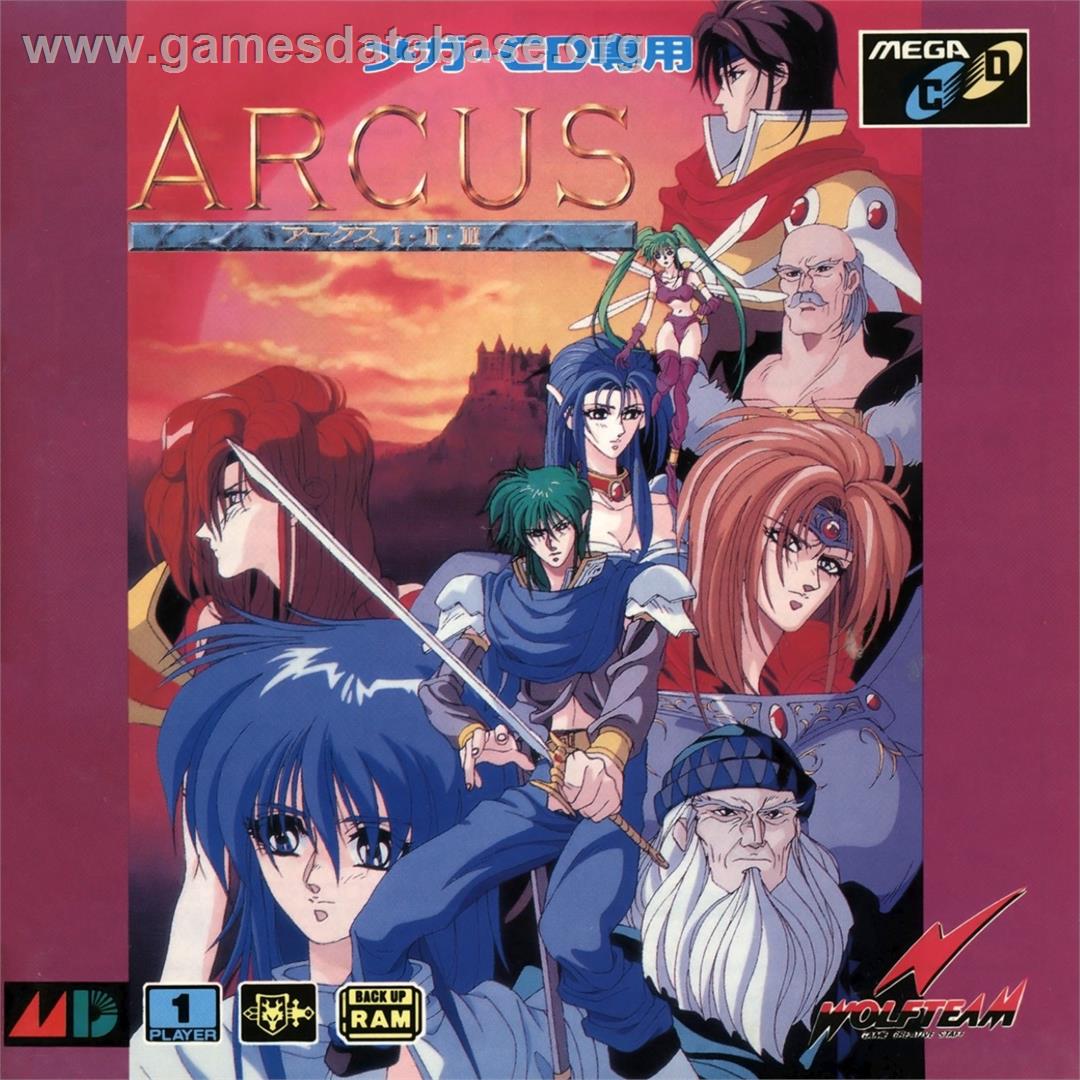 Arcus I-II-III - Sega CD - Artwork - Box