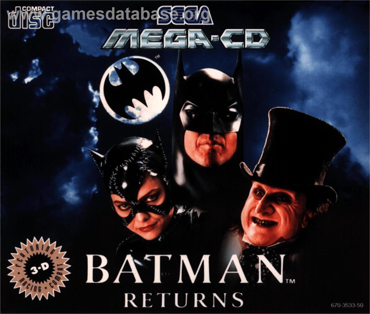 Batman Returns - Sega CD - Artwork - Box