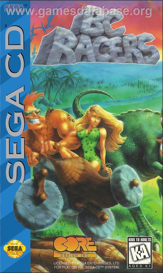 Bc Racers - Sega CD - Artwork - Box