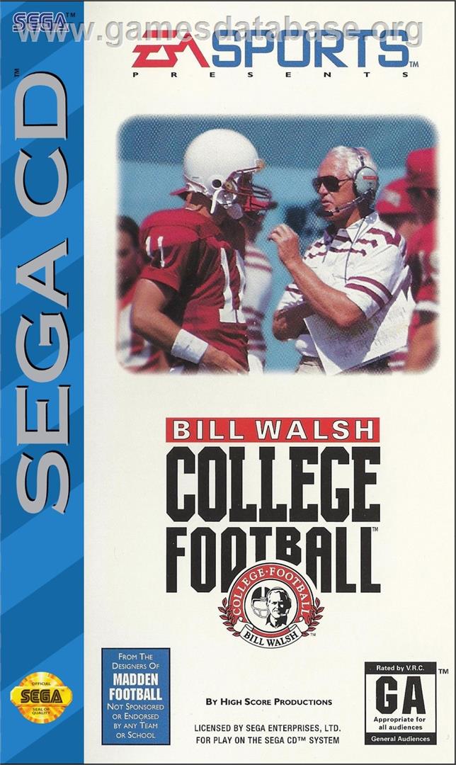 Bill Walsh College Football - Sega CD - Artwork - Box