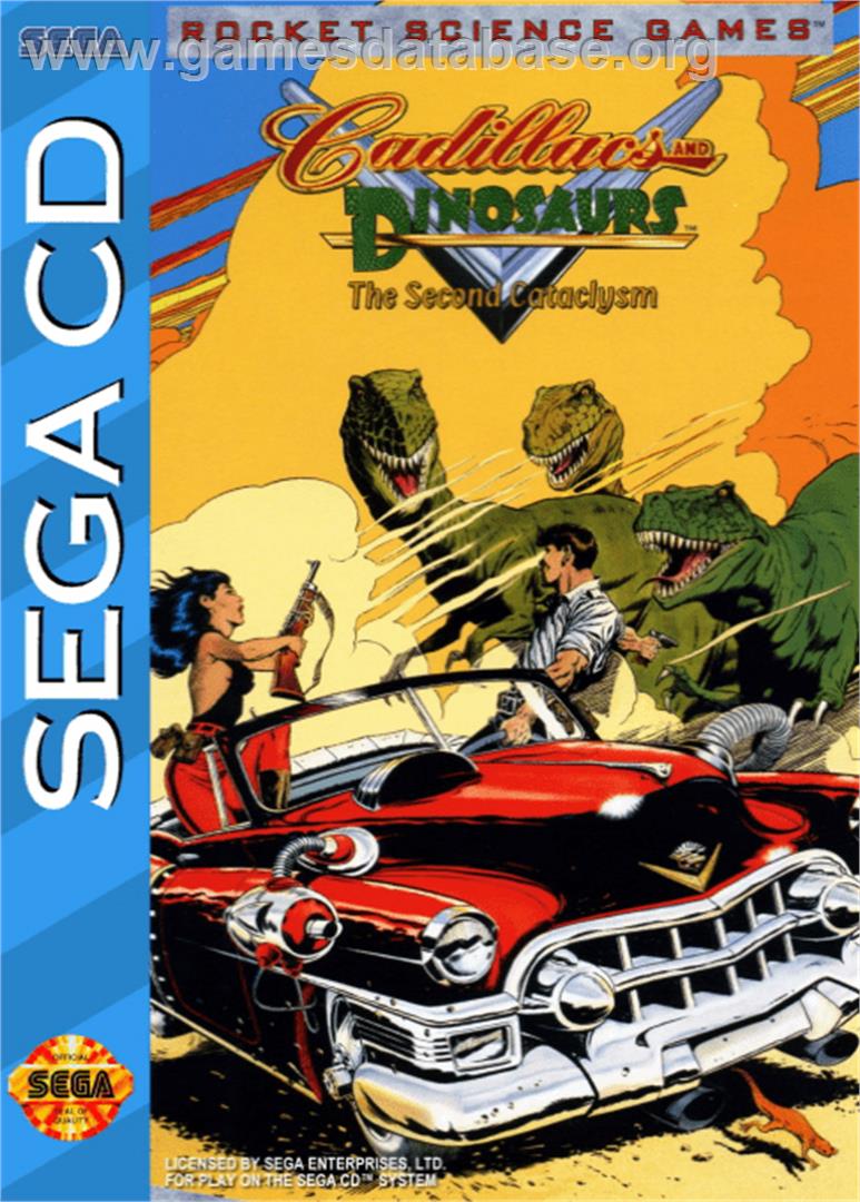 Cadillacs and Dinosaurs: The Second Cataclysm - Sega CD - Artwork - Box