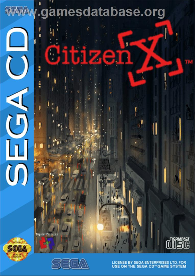 Citizen X - Sega CD - Artwork - Box