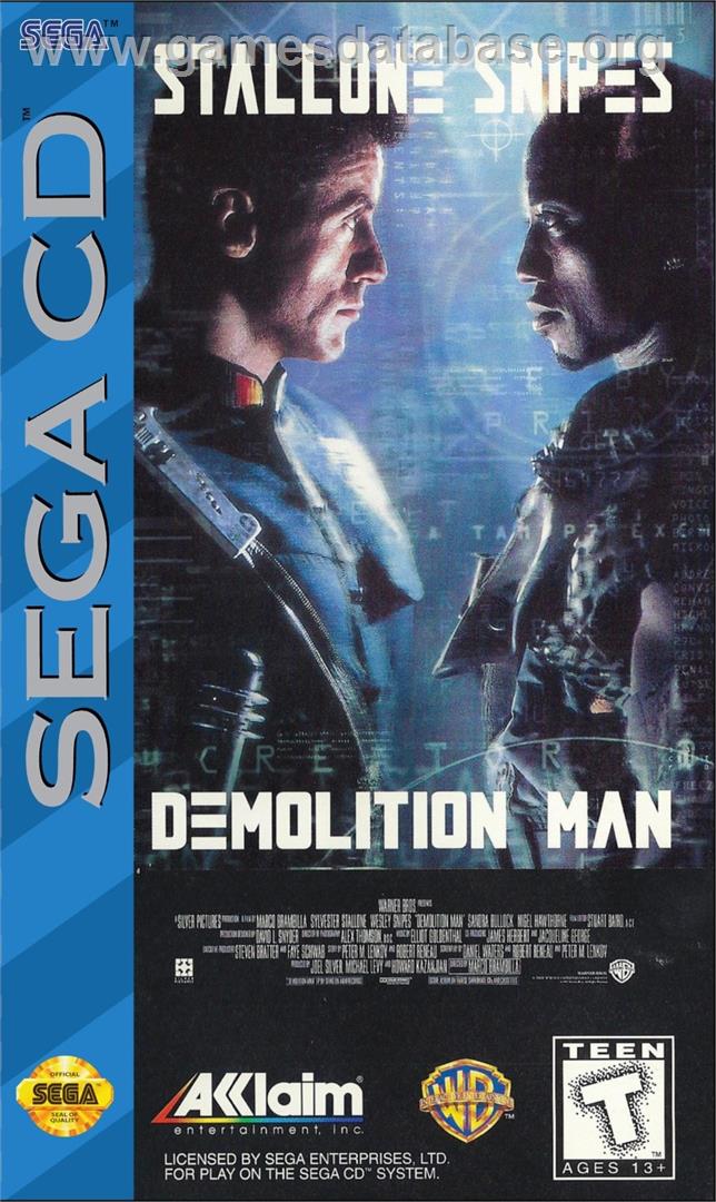 Demolition Man - Sega CD - Artwork - Box