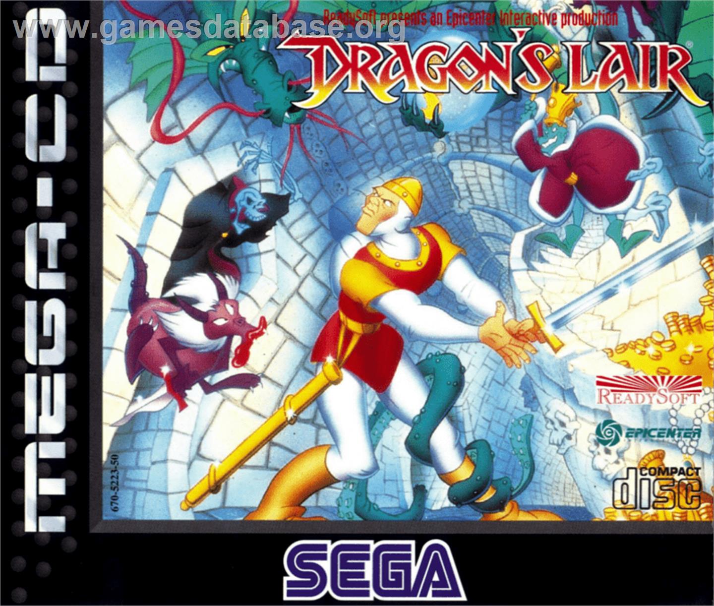 Dragon's Lair - Sega CD - Artwork - Box