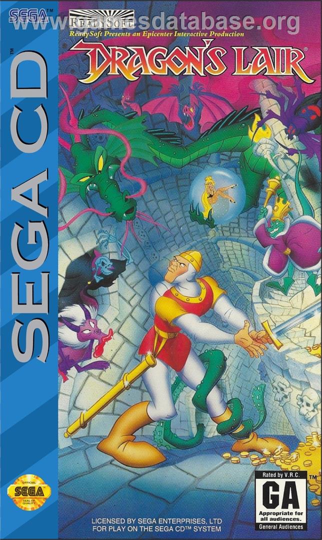 Dragon's Lair - Sega CD - Artwork - Box