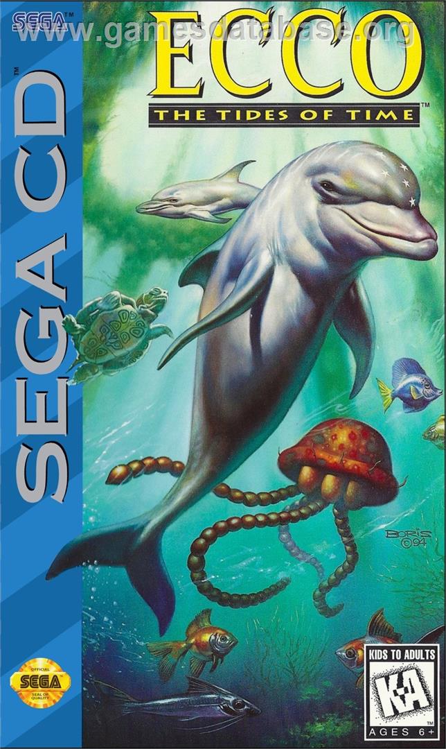 Ecco - The Tides of Time - Sega CD - Artwork - Box