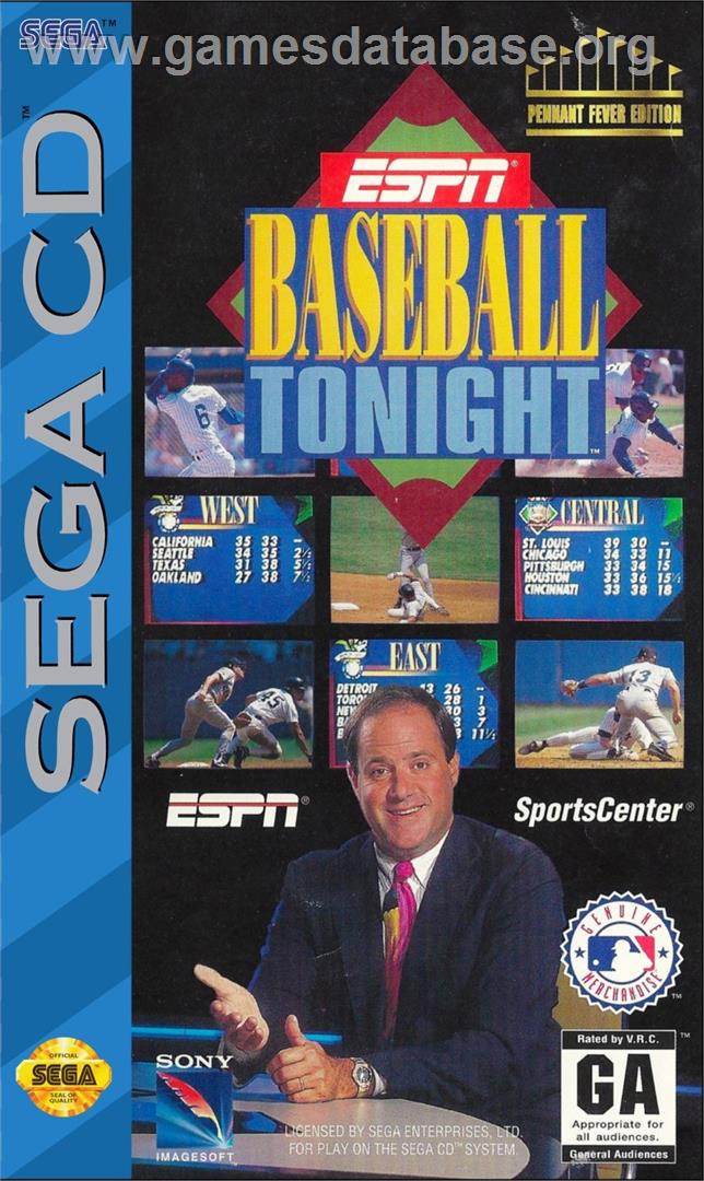 Espn Baseball Tonight - Sega CD - Artwork - Box