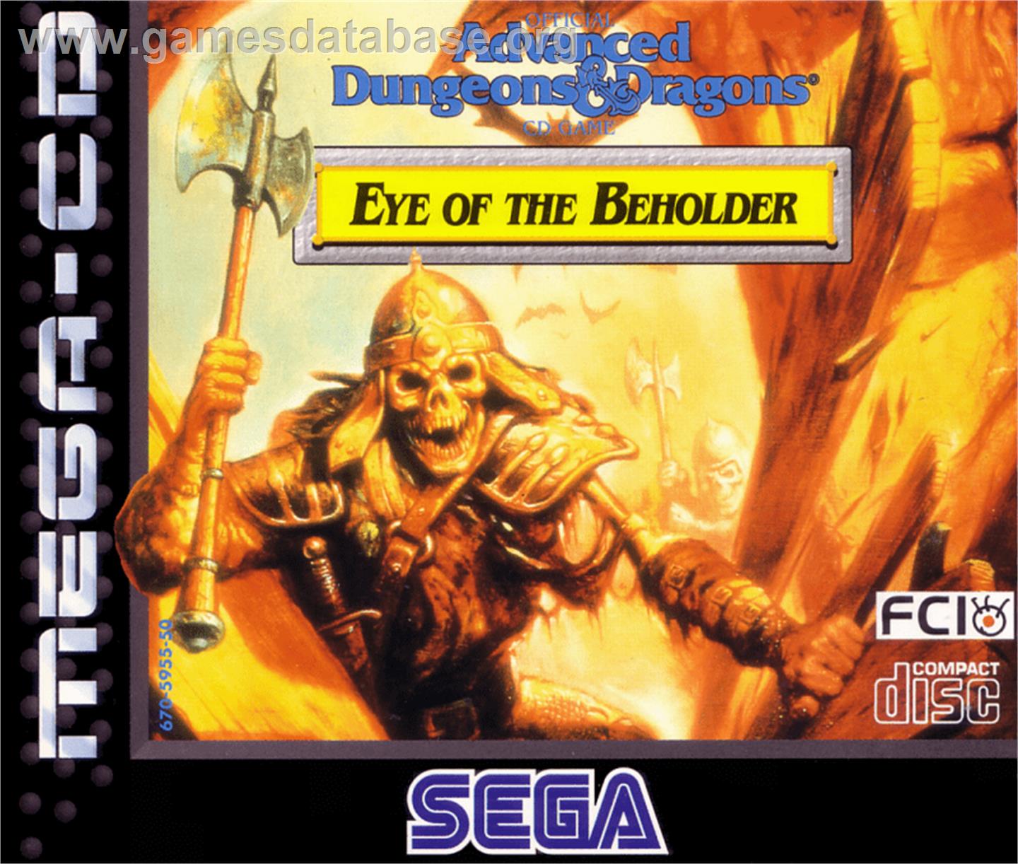 Eye of the Beholder - Sega CD - Artwork - Box
