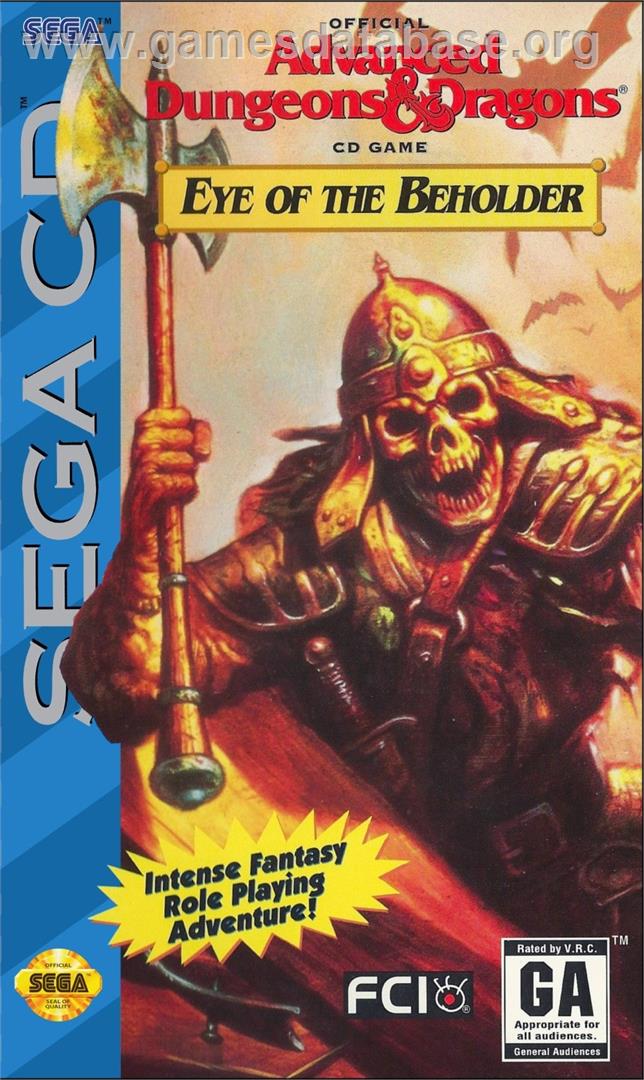 Eye of the Beholder - Sega CD - Artwork - Box
