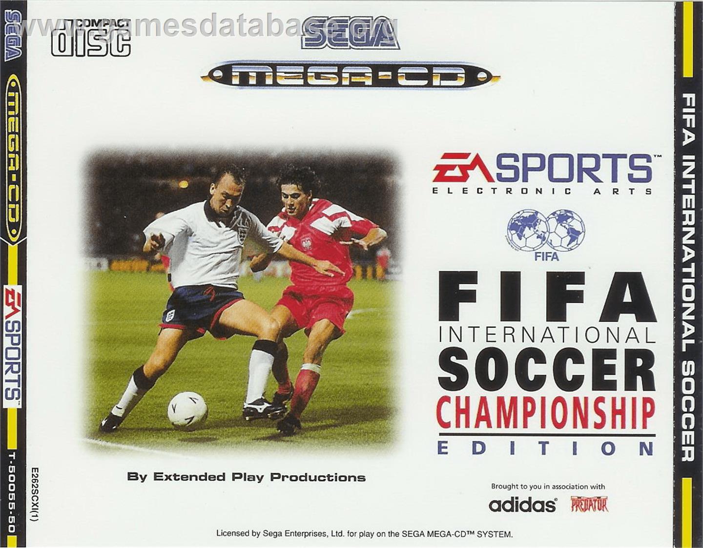 FIFA International Soccer - Sega CD - Artwork - Box