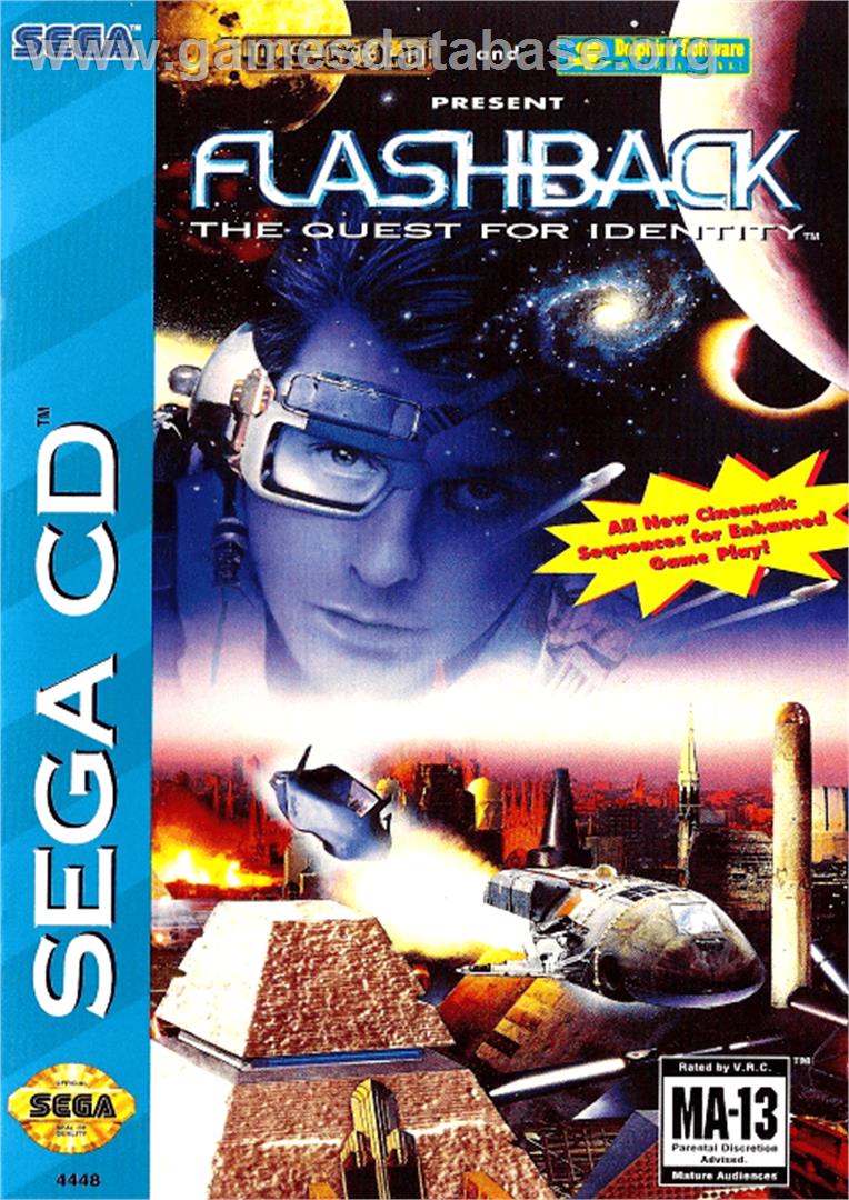 Flashback - Sega CD - Artwork - Box