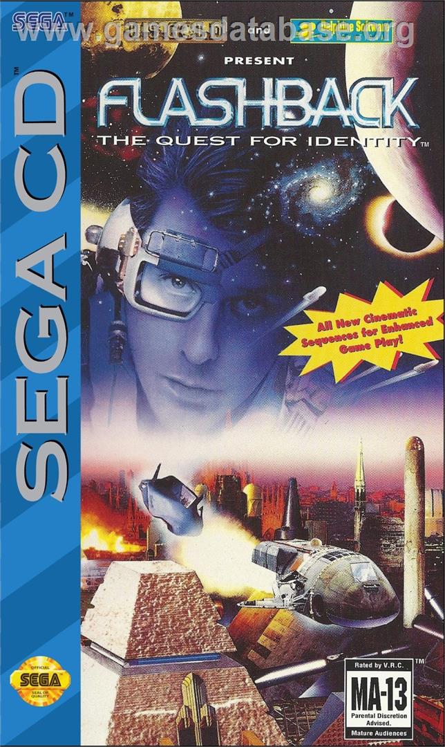 Flashback - Sega CD - Artwork - Box