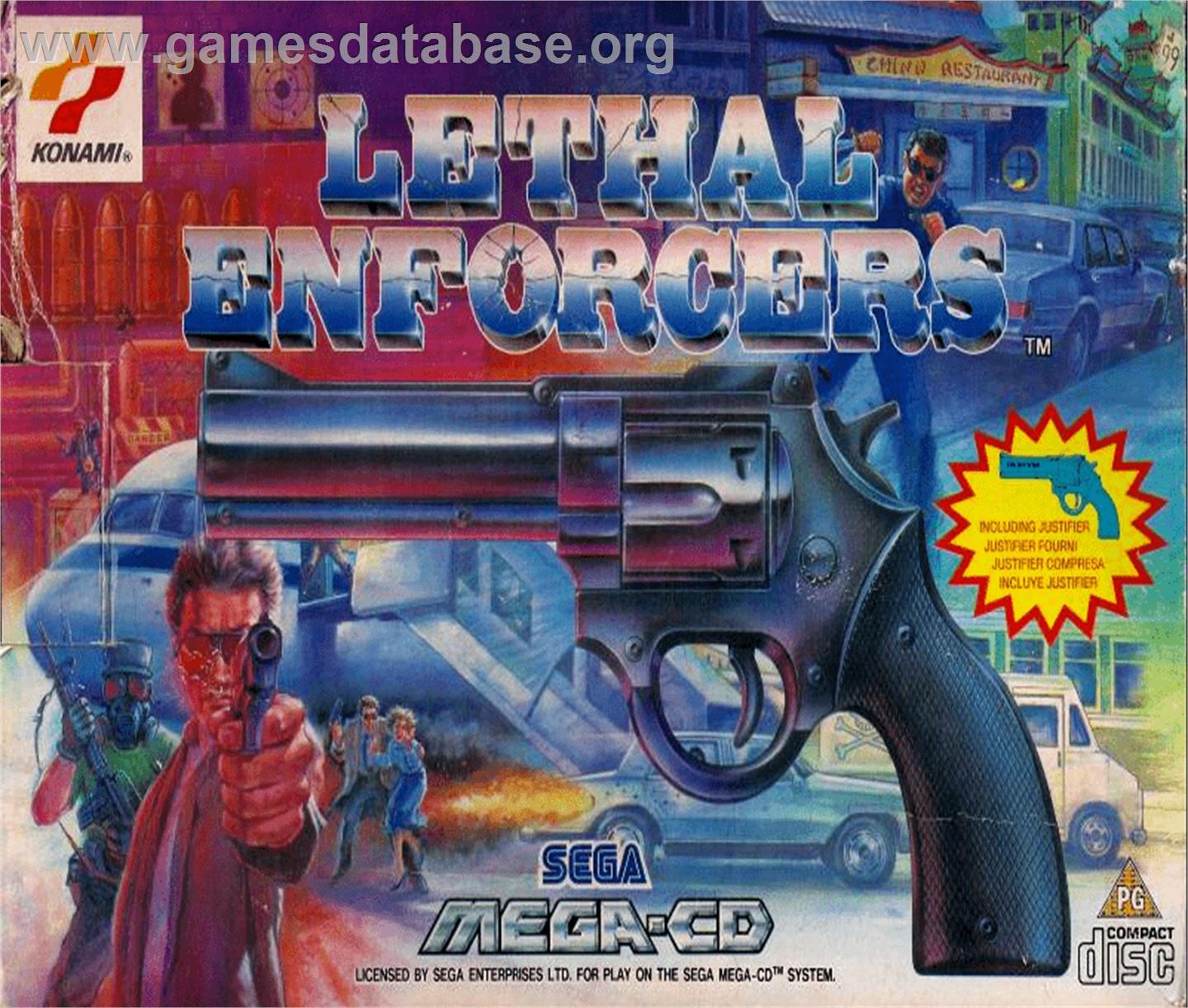 Lethal Enforcers - Sega CD - Artwork - Box