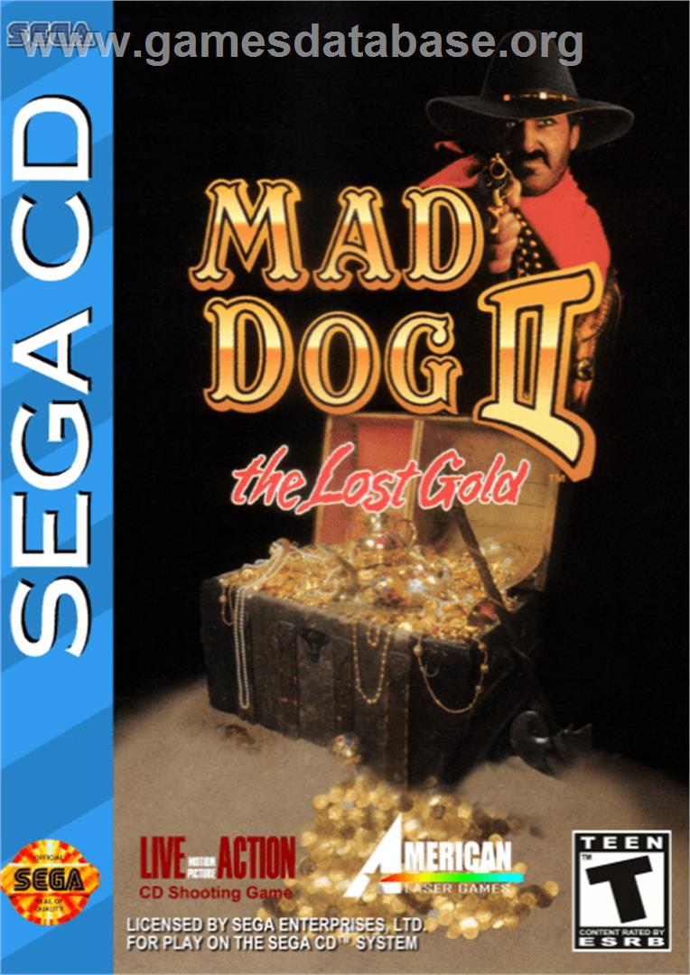 Mad Dog II: The Lost Gold v2.04 - Sega CD - Artwork - Box