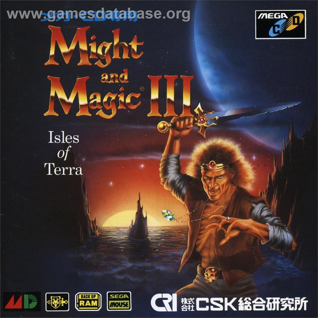 Might And Magic 3 - Isles Of Terra - Sega CD - Artwork - Box