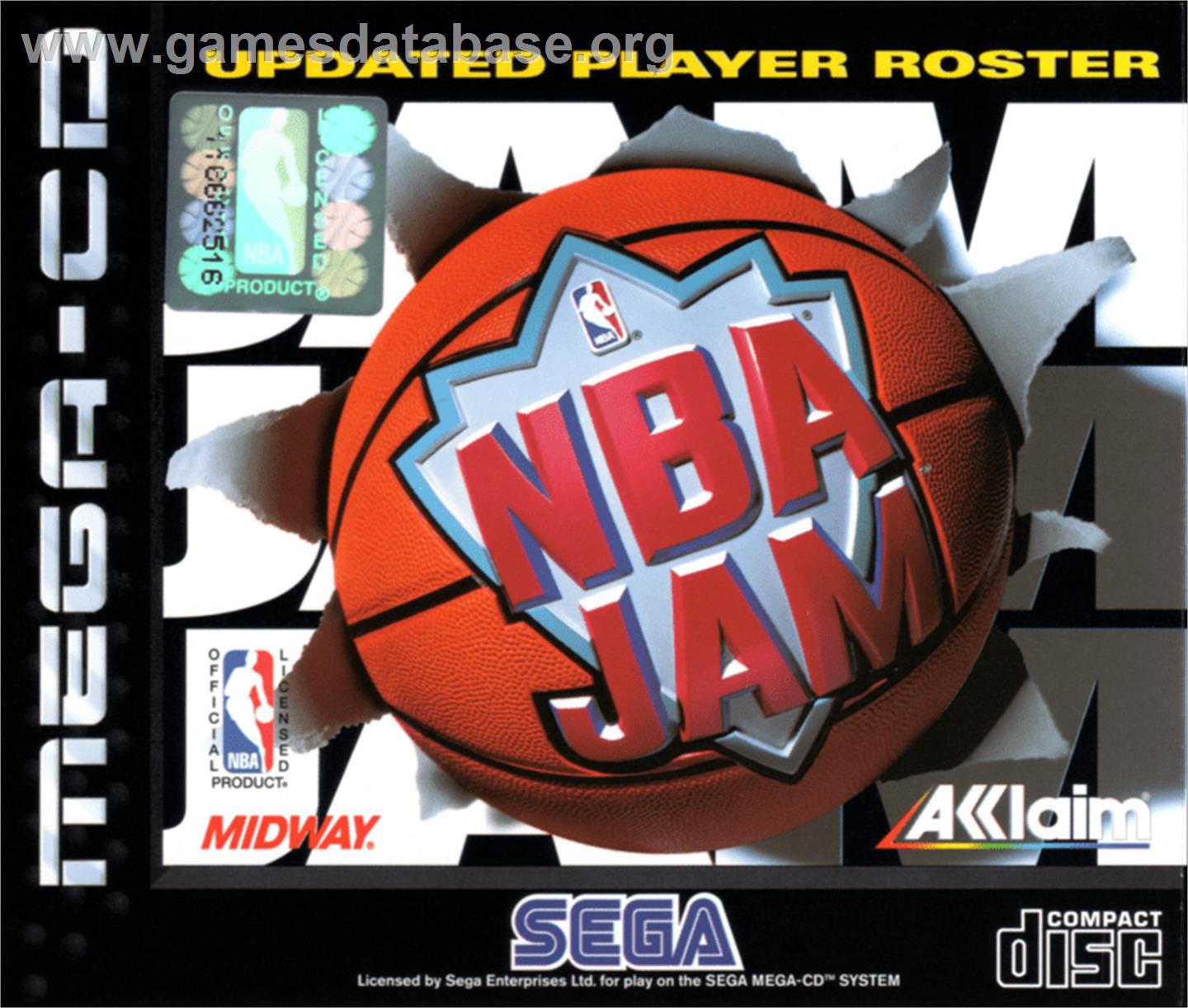 NBA Jam - Sega CD - Artwork - Box