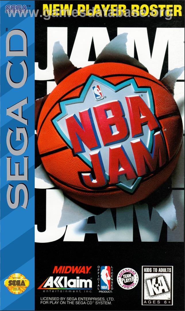 Nba Jam - Sega CD - Artwork - Box