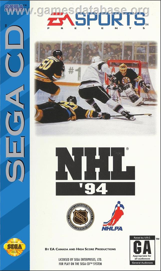 Nhl Hockey '94 - Sega CD - Artwork - Box