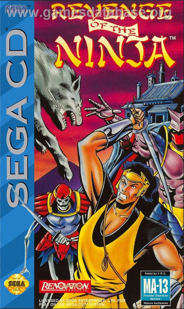 Revenge Of The Ninja - Sega CD - Artwork - Box