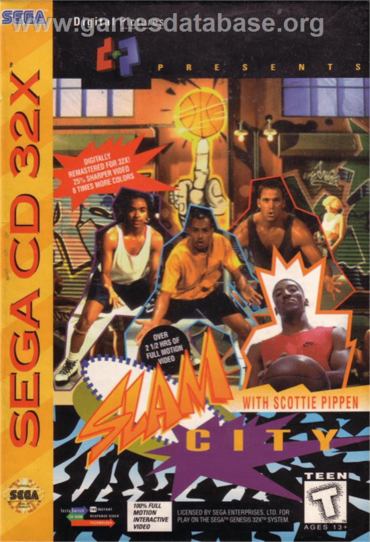 Slam City with Scottie Pippen - Sega CD - Artwork - Box
